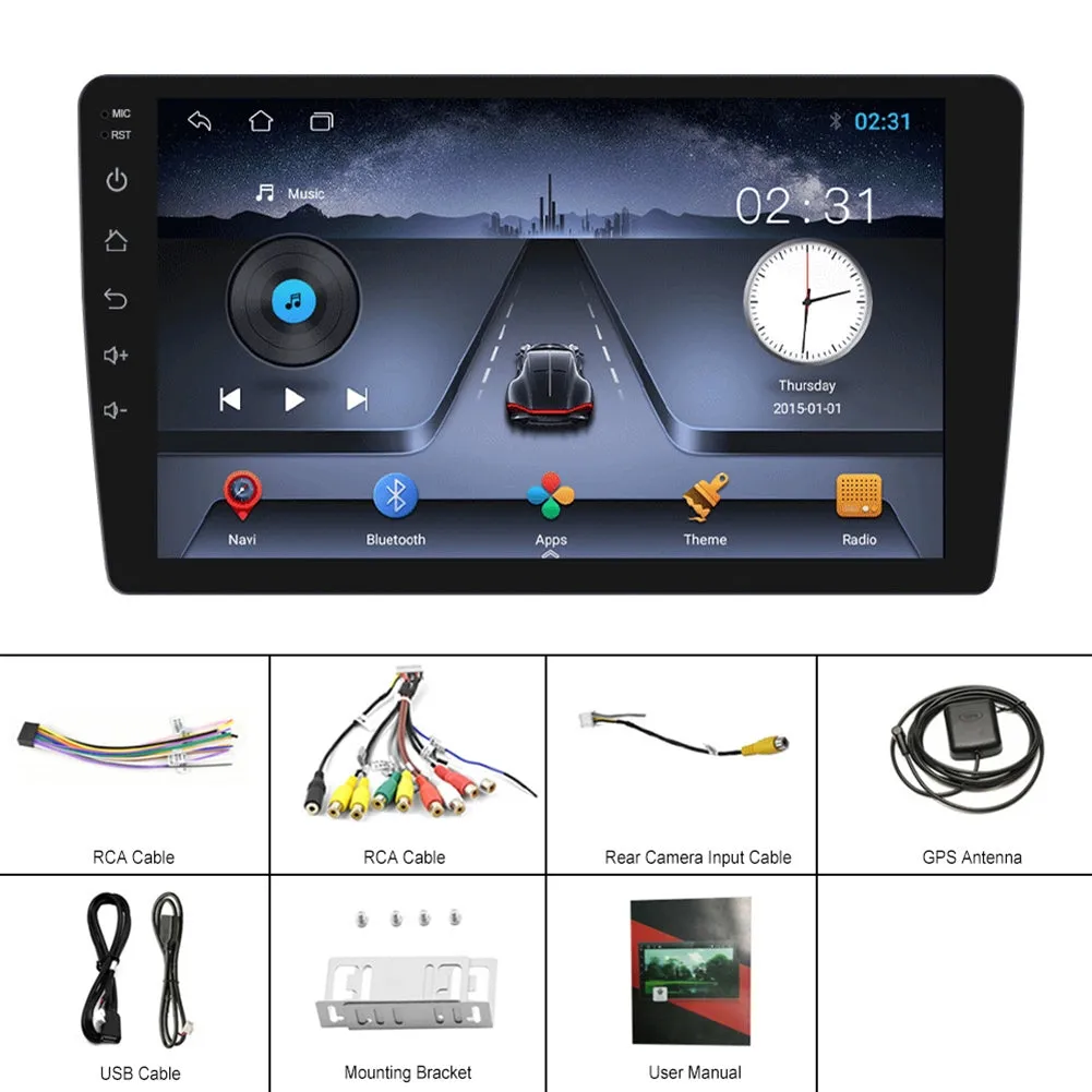 10 Inch Android 11 Car Player Bluetooth Hands-free HD Touch
