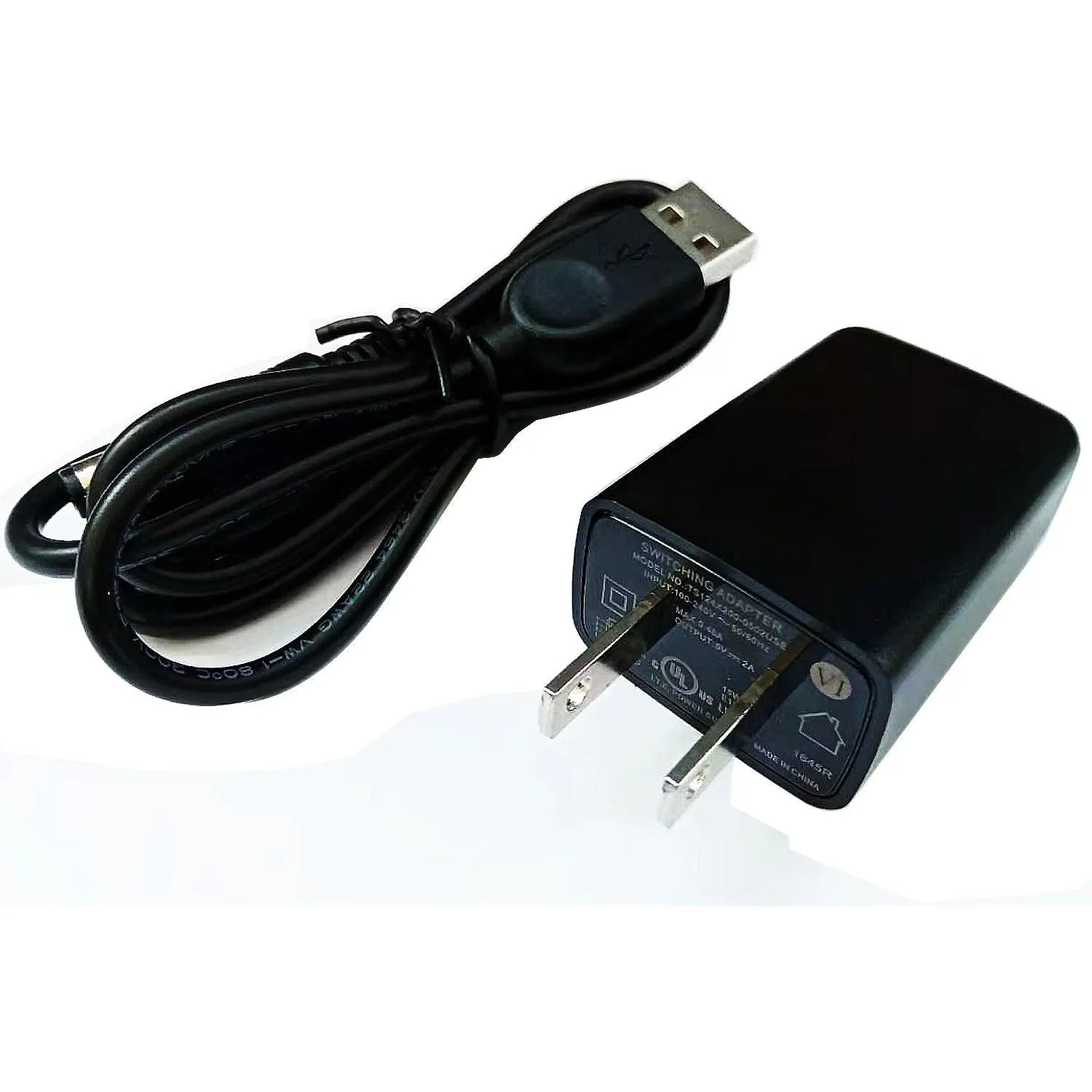 100-240V AC to DC 5V 2A LED Power Supply 10W Power Adapter US Plug 5.5 2.5mm for LED Strip Light, CCTV Camera and Other 5V 2A Electronic Equipment