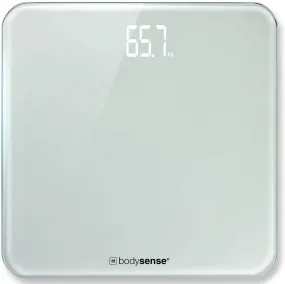 180kg BodySense by Propert Digital Bathroom Glass Scales - Grey