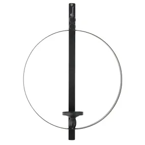 20.75" Circular Wall Mount Candle Sconce