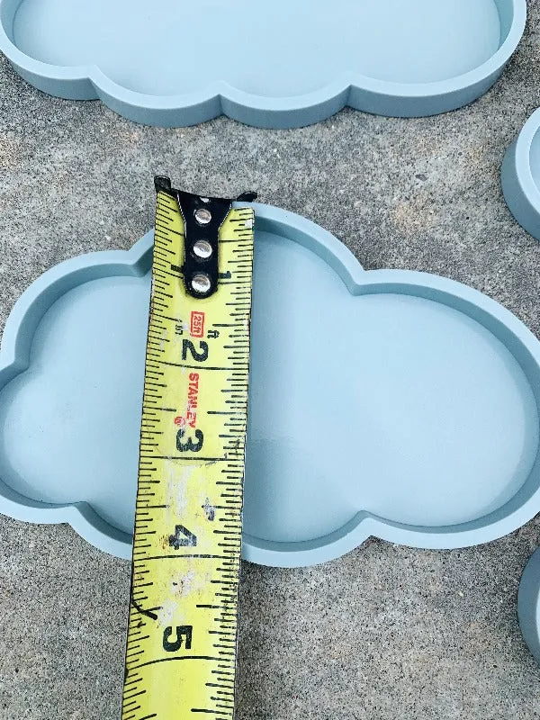 4 Pc Cloud Silicone Coaster Resin Mold Set
