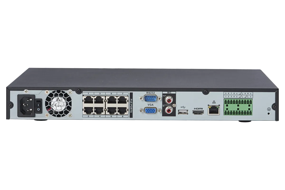 4K NVR with 8 Channels and Lorex Cloud Remote Connectivity