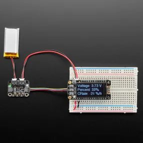 Adafruit MAX17048 LiPoly / LiIon Fuel Gauge and Battery Monitor
