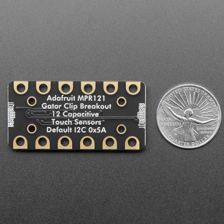 Adafruit MPR121 12-Key Capacitive Touch Sensor Gator Breakout