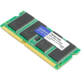 AddOn AA2133D4DR8S/16G x1 HP T7B78UT Compatible 16GB DDR4-2133MHz Unbuffered Dual Rank x8 1.2V 260-pin CL15 SODIMM T7B78UT-AA