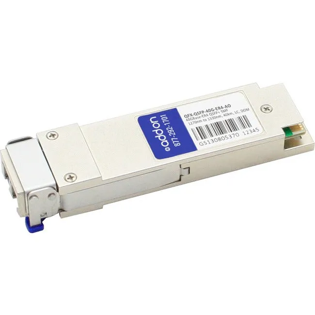 Addon Juniper Networks Qfx-Qsfp-40G-Er4 Compatible Taa Compliant 40Gbase-Er4 Qsfp  Transceiver (Smf, 1270Nm To 1330Nm, 40Km, Lc, Dom)
