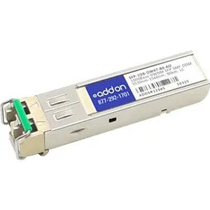 Addon Msa And Taa Compliant 1000Base-Dwdm 100Ghz Sfp Transceiver (Smf, 1539.77Nm, 80Km, Lc, Dom)