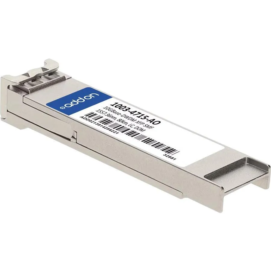 Addon Networks 1003-4715-Ao Network Transceiver Module Fiber Optic 10000 Mbit/S Xfp 1557.36 Nm