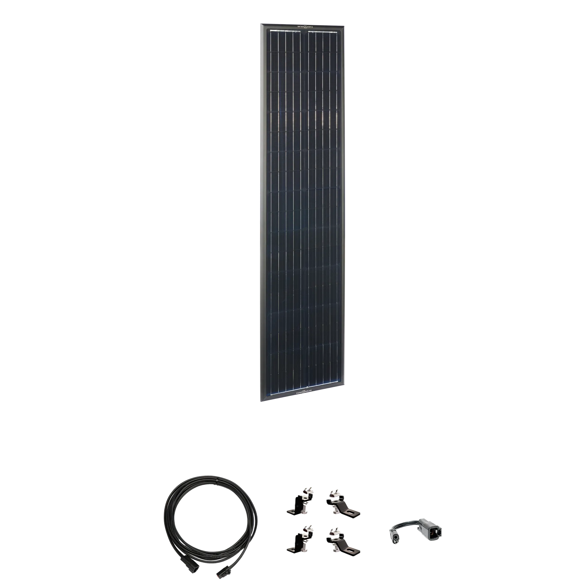 Airstream OBSIDIAN® SERIES 90 Watt Long Solar Panel Expansion Kit