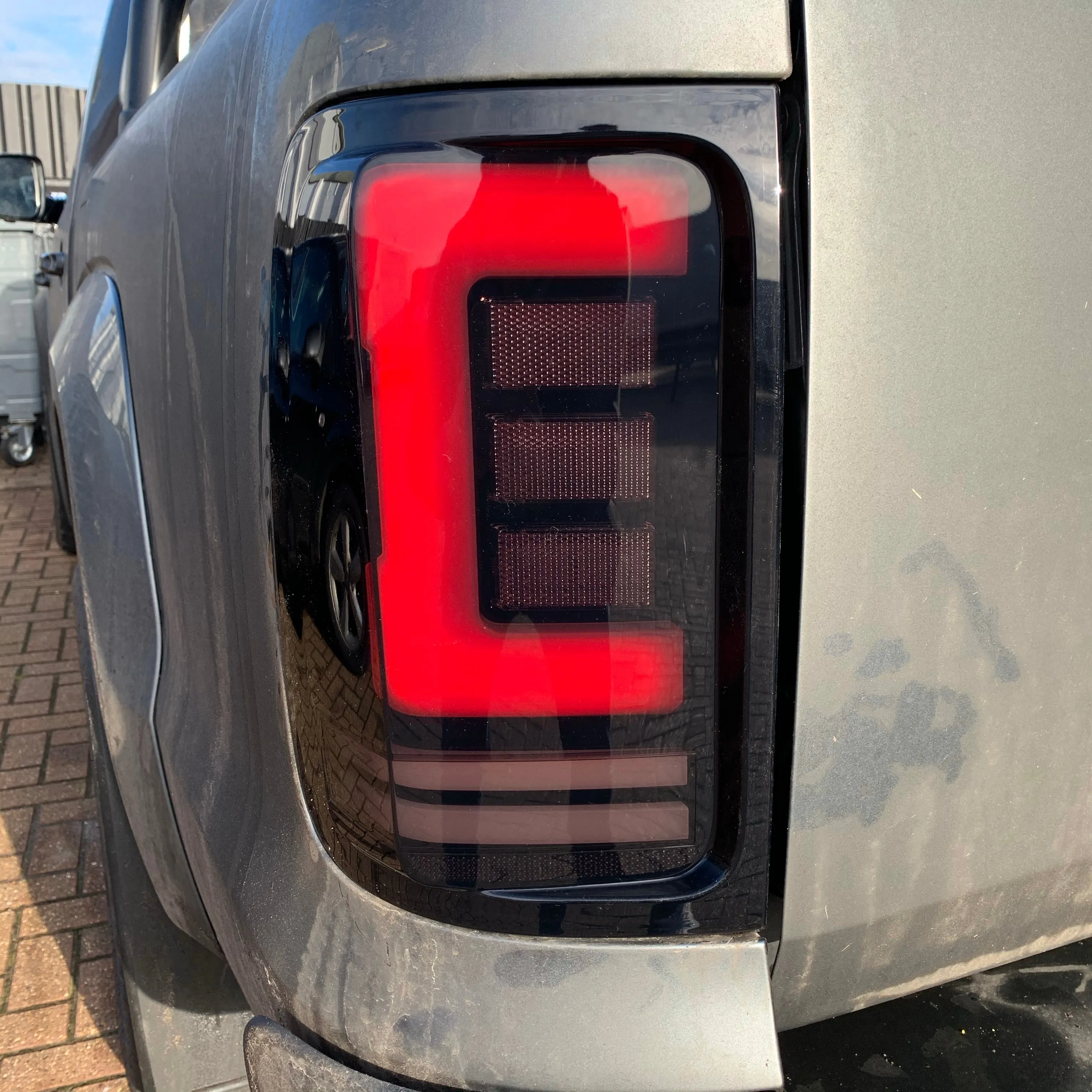 Amarok full LED rear lights with dynamic indicator DARK SMOKED