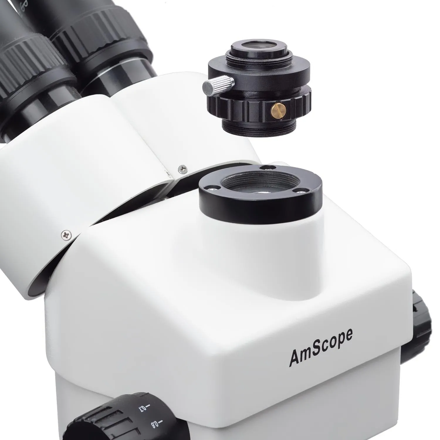 AmScope 0.3X Magnification C-mount Lens Adapter for Video Camera Microscopes
