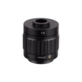 AmScope 1X Magnification C-mount Camera Adapter for Microscopes with CX Photo-port