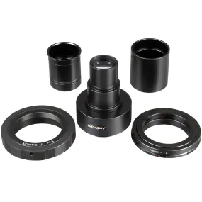 AmScope Canon and Nikon SLR/DSLR Camera Adapter for Microscopes