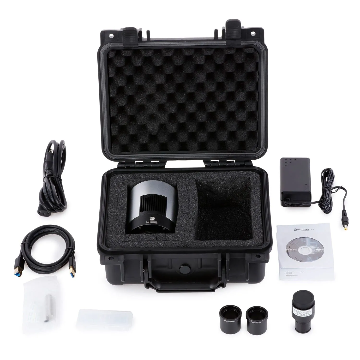 AmScope DC Series Peltier Cooled 20.0MP USB 3.0 CMOS C-Mount Microscope Camera