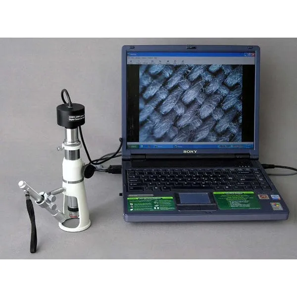 AmScope H250 Series Measuring Monocular Stereo Microscope 20X & 50X Magnification with 8MP Digital Camera