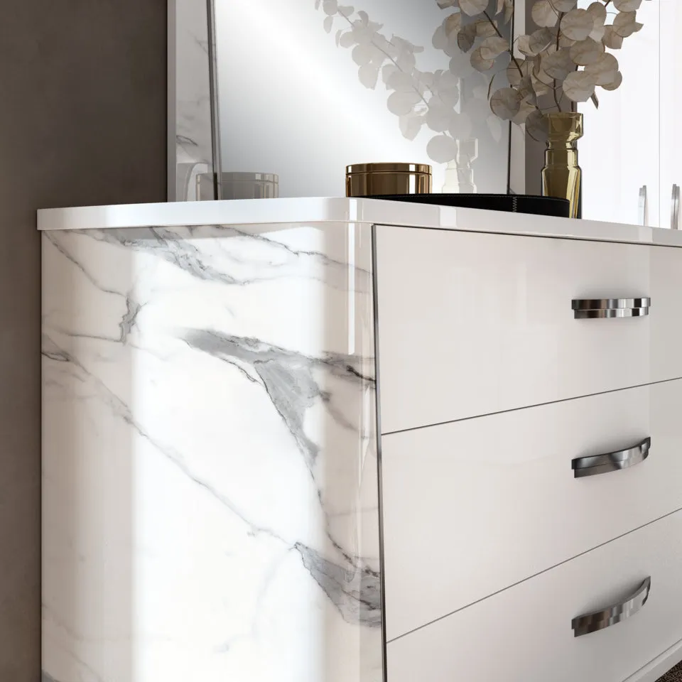 ANNA High Gloss Dresser - Status Italy