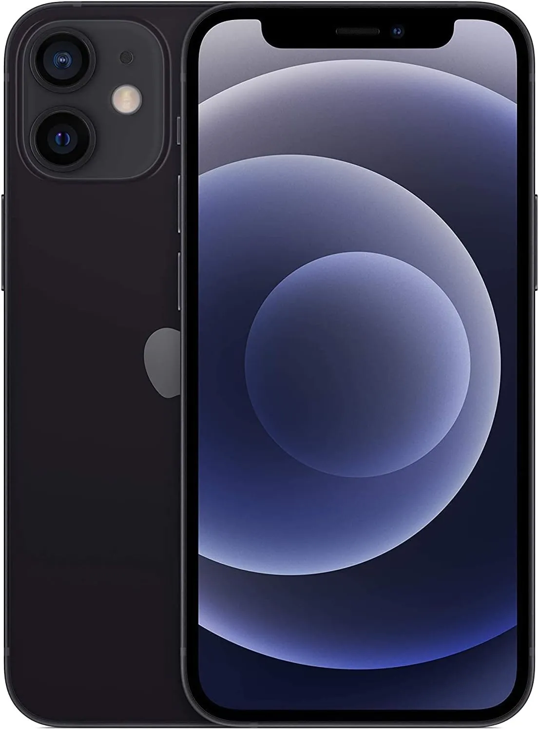 Apple iPhone 12 mini, 5.4 inch 64GB GSM 5G NR Model A2398 MGA03VC/A Unlocked Smartphone Black - Grade A Clean - Used