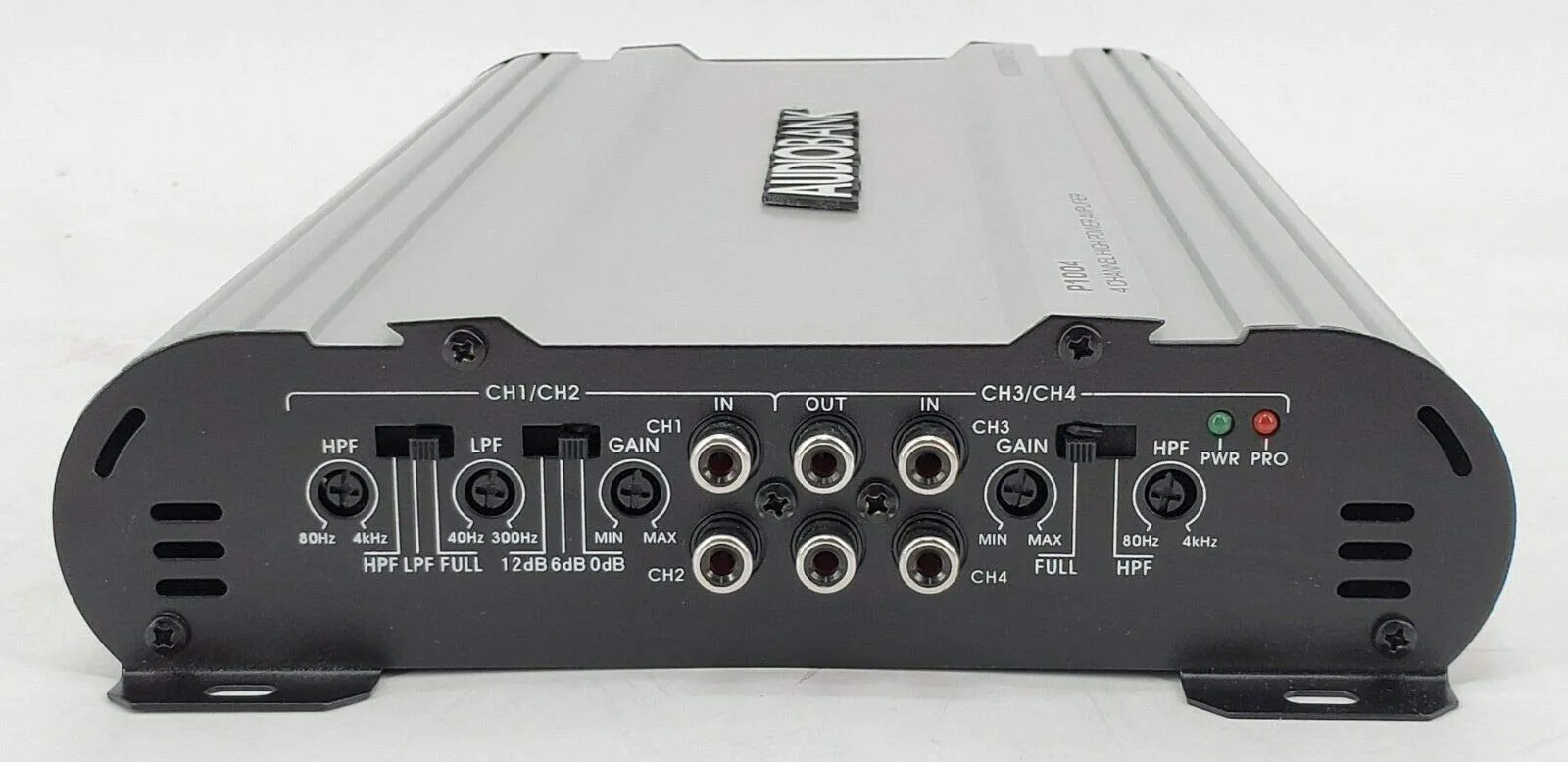 Audiobank 4 Channels 1000 WATTS Bridgedable Car Audio Stereo Amplifier P1004