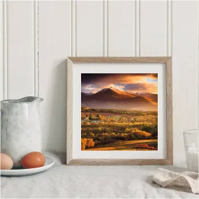 'Autumn Light, Ben Nevis' - Large Print on Paper or Canvas