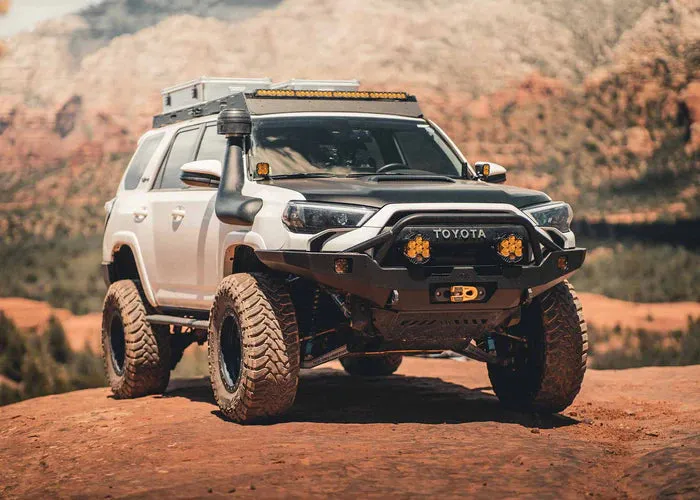 Backwoods Adventure Mods Hi-Lite Overland Front Bumper - PreRunner Bull Bar (2014-2024)