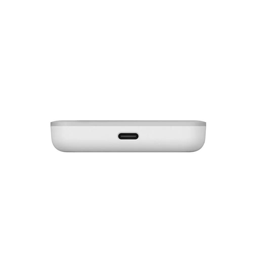 Belkin 2500mAh Magnetic Wireless Power Bank, USB Type-C, White - BPD002btWH