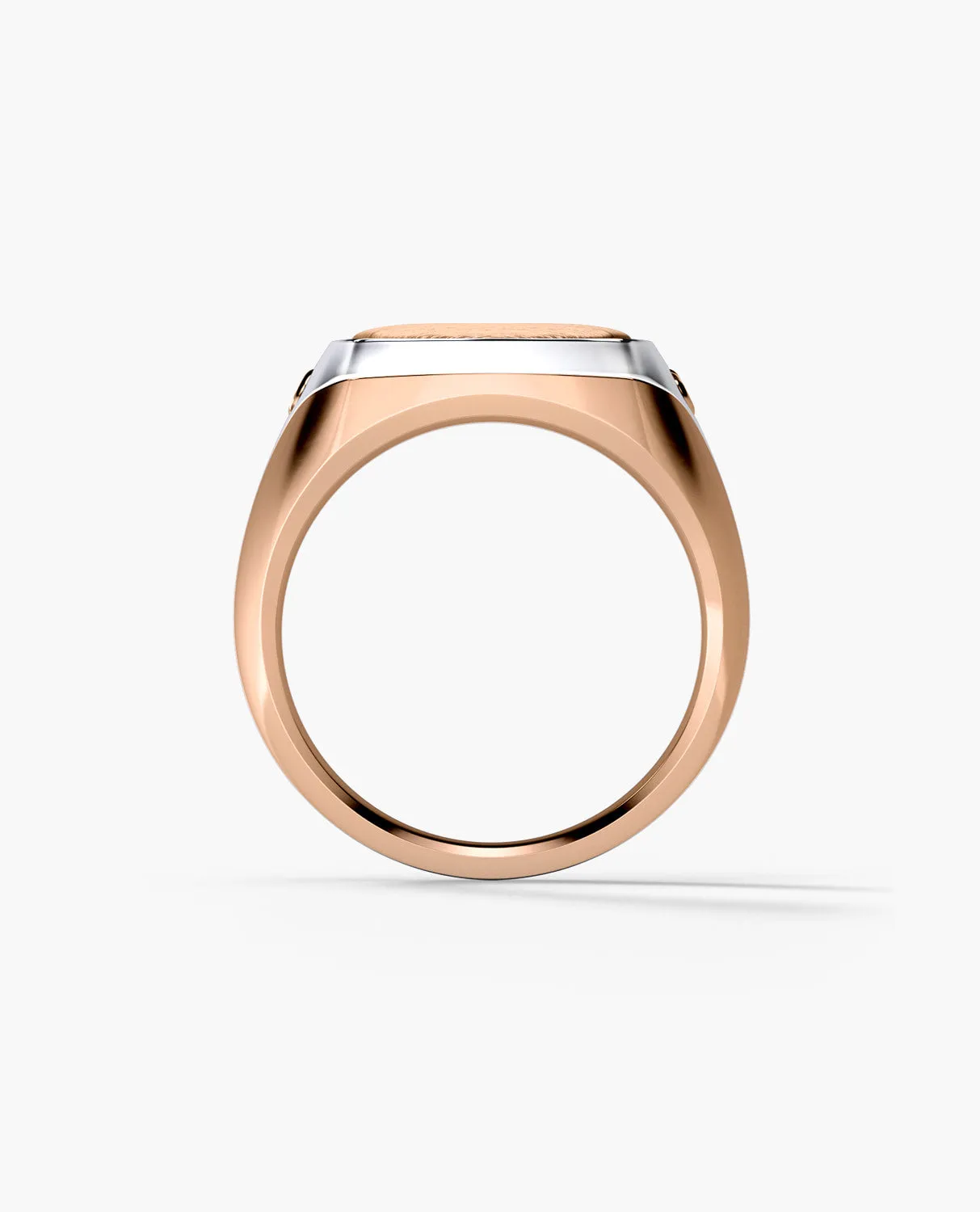 BETZ Two-Tone Gold Signet Ring - Version 1