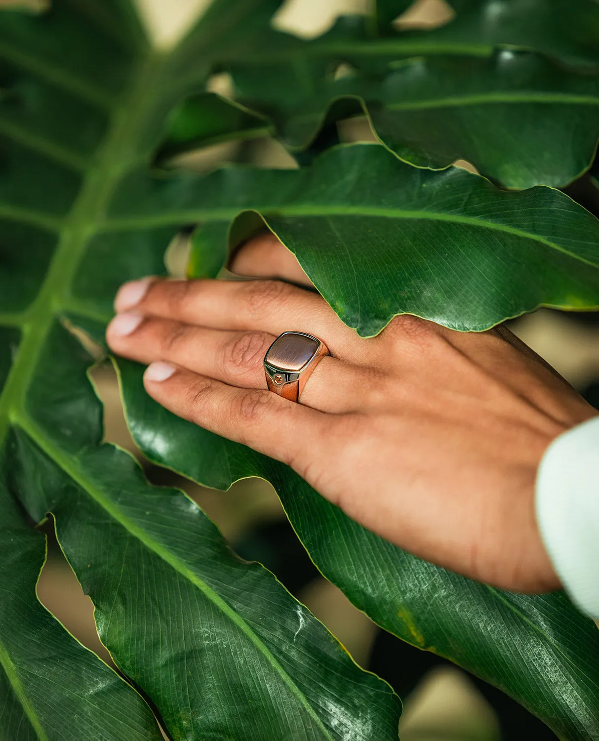 BETZ Two-Tone Gold Signet Ring - Version 1