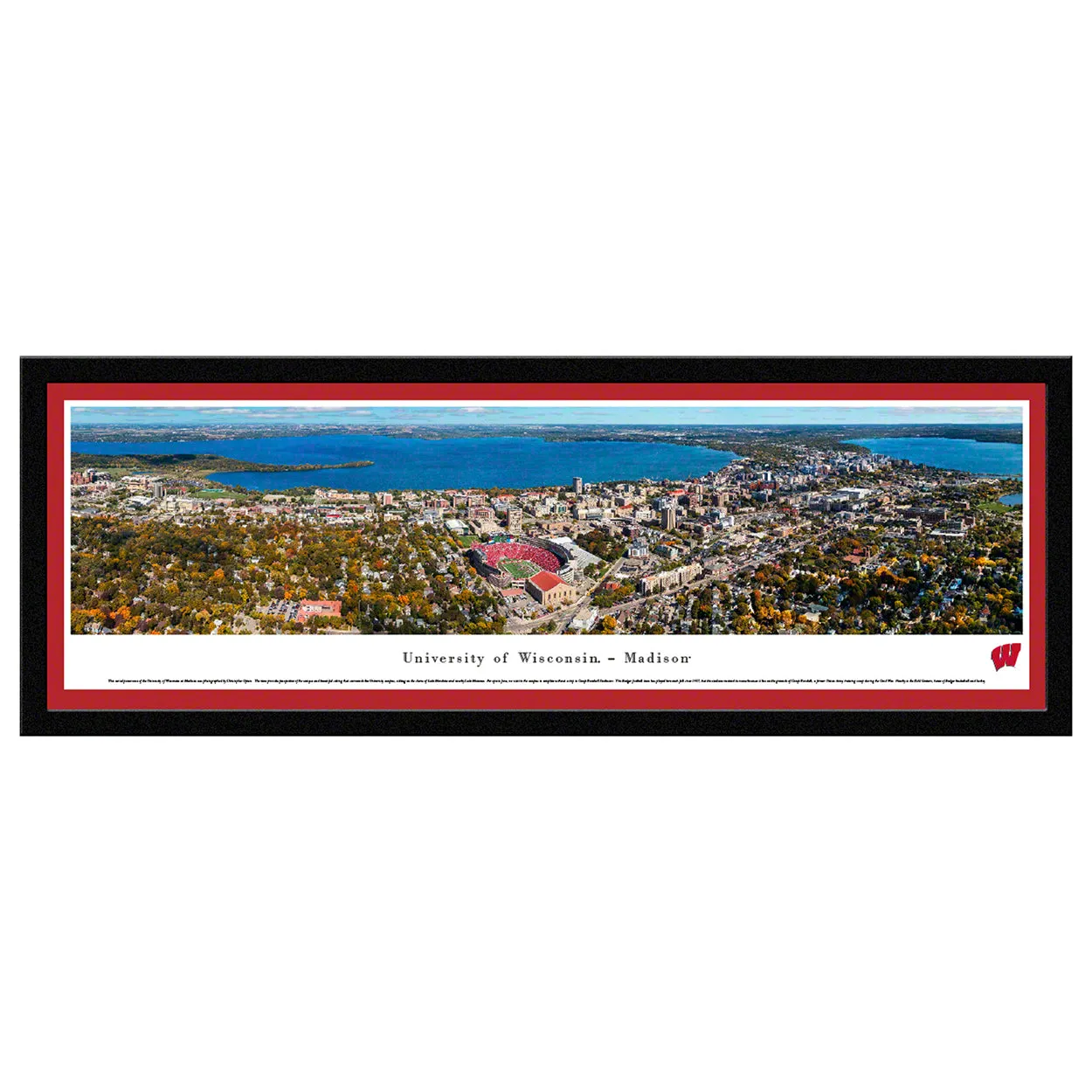 Blakeway Wisconsin Campus Aerial Football Panorama