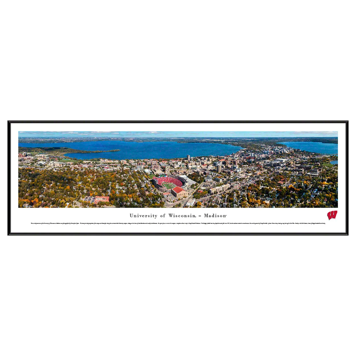 Blakeway Wisconsin Campus Aerial Football Panorama