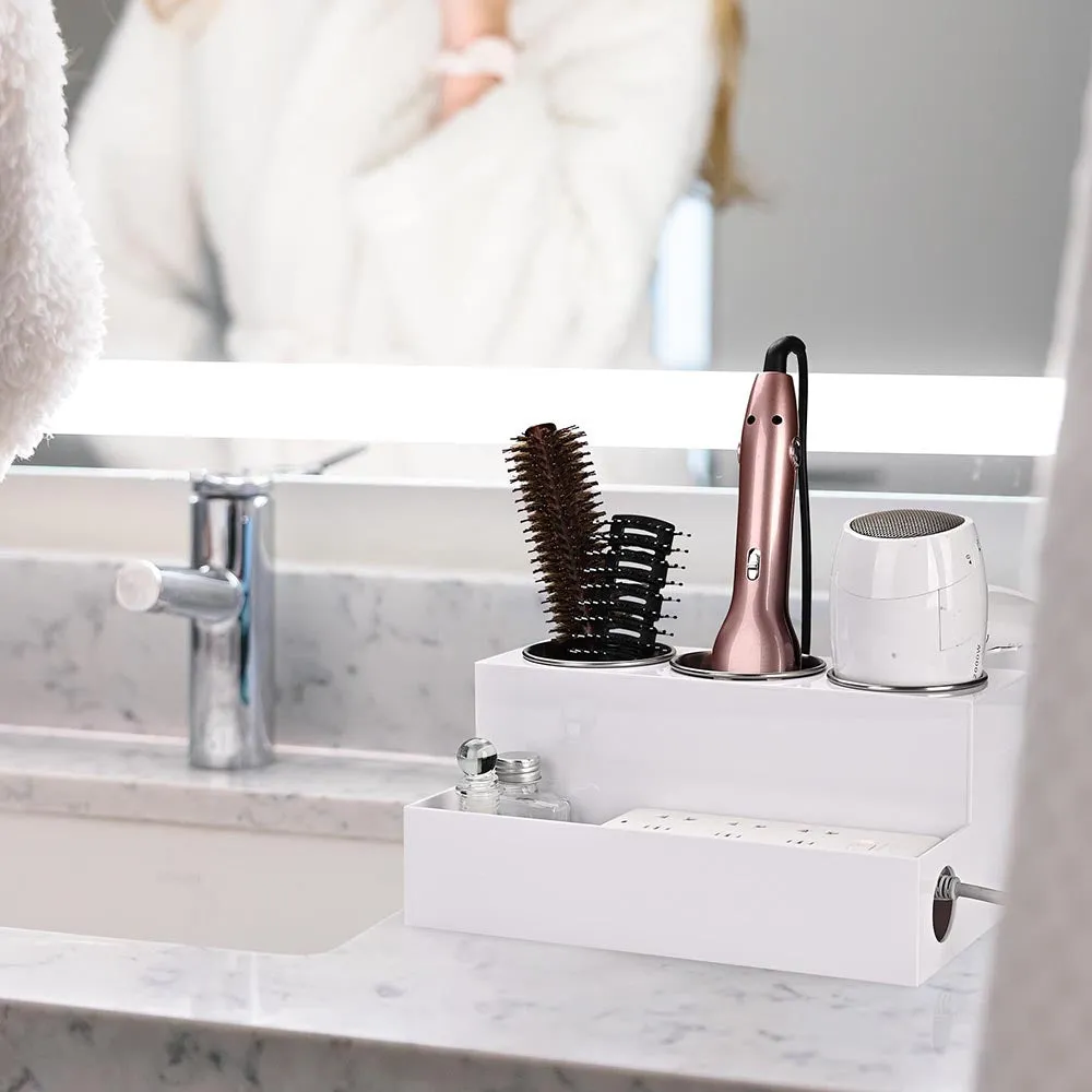 Byootique Wall Mount Hair Tool Organizer Heat Resistant