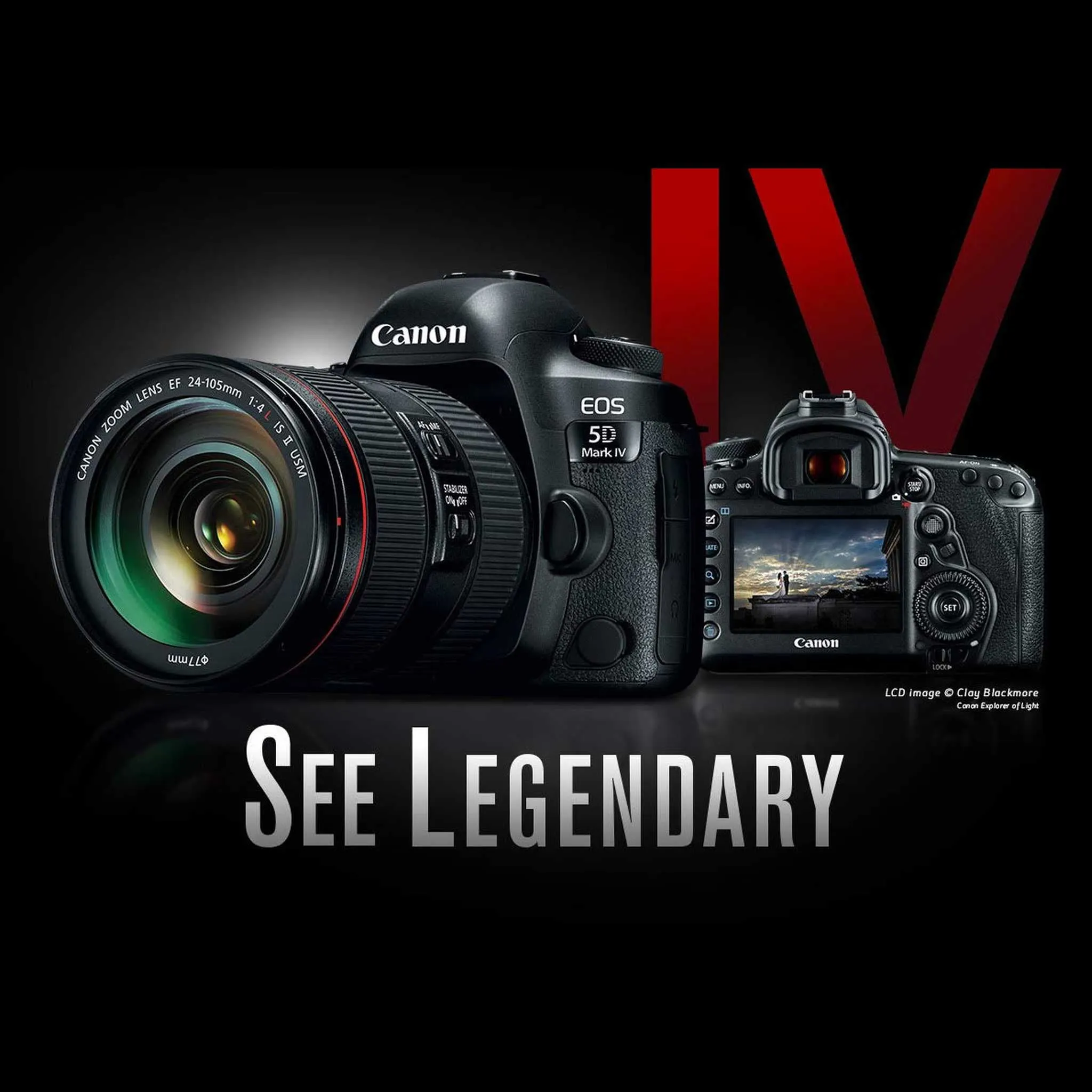 Canon EOS 5D Mark IV DSLR Camera with 24-70mm f/4L Lens (International Version) - 30.4 Megapixel - 4K Video with Pro Cle