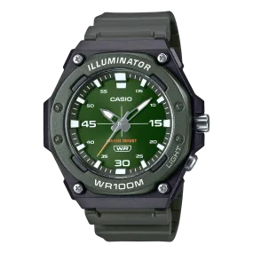 Casio Standard Heavy Duty Black Resin Band Watch MW620H-3A