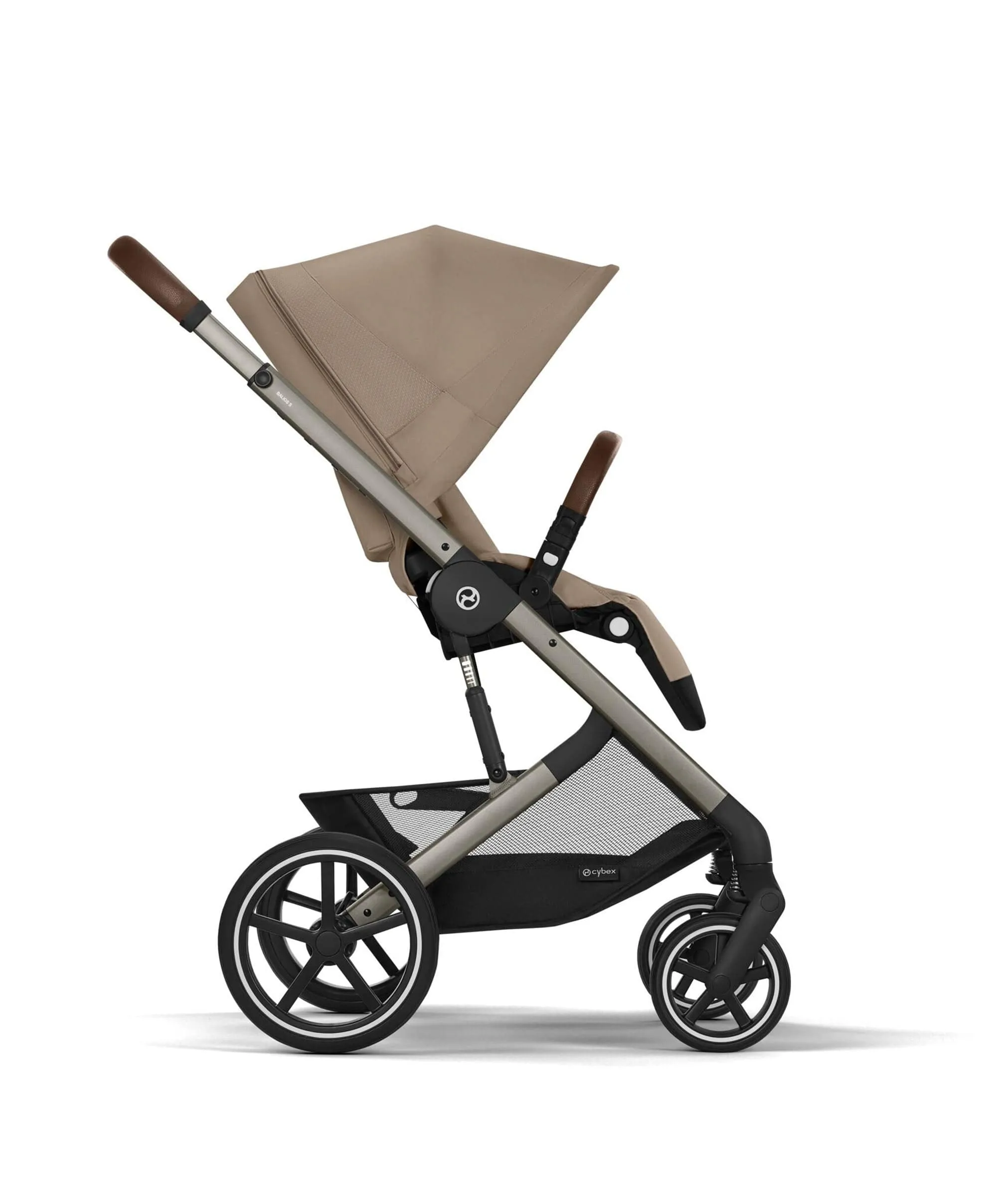 Cybex Balios Bundle with Cybex Cloud T i-Size Rotating Baby Car Seat (7 Pieces) - Almond Beige