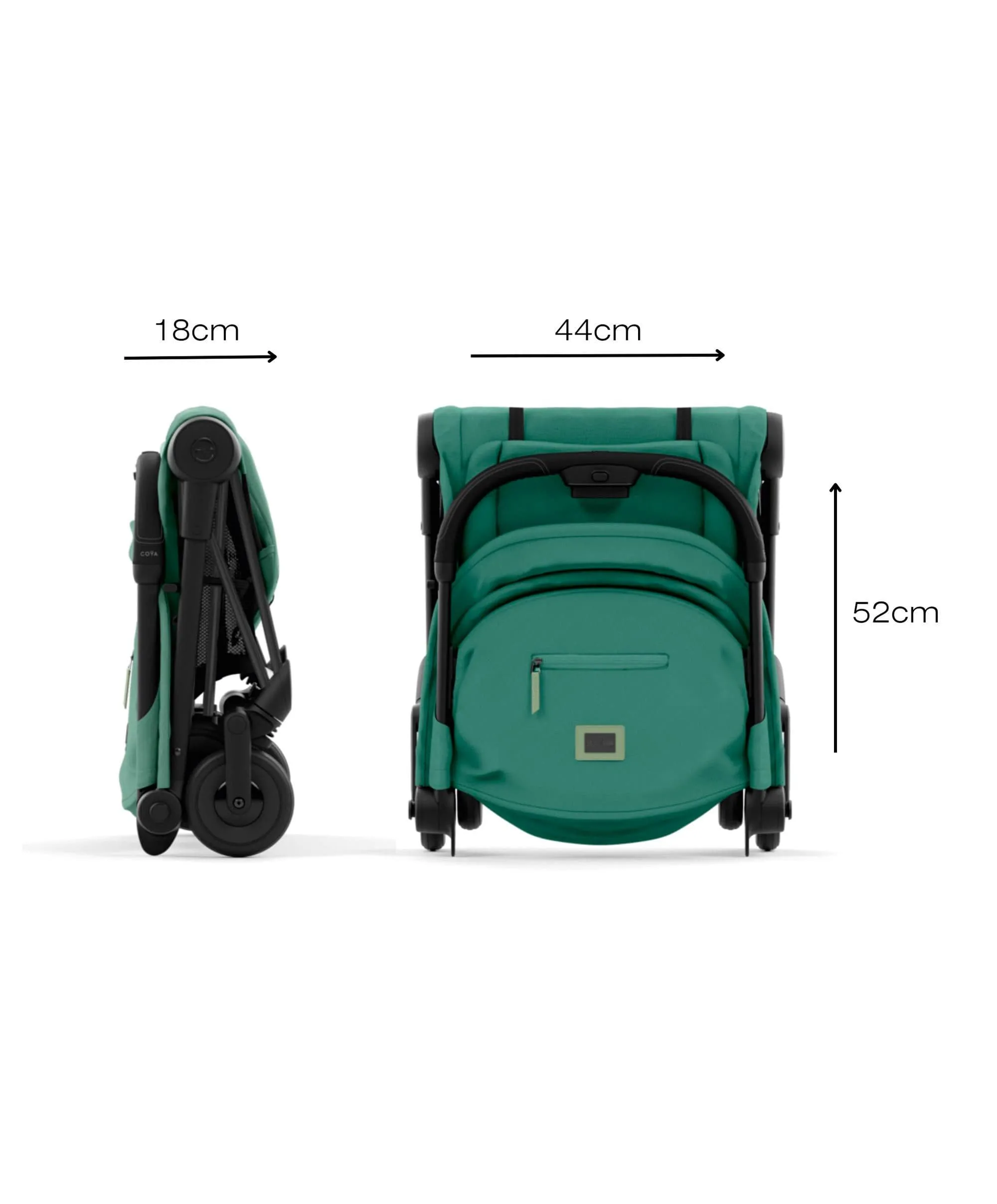 Cybex Coya Pushchair - Leaf Green/Matt Black