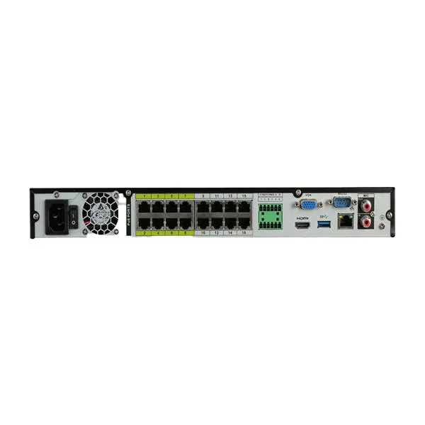 Dahua / 16 Channel / 12MP / NVR / 2 SATA / 10TB HDD / DH-N52B3P10