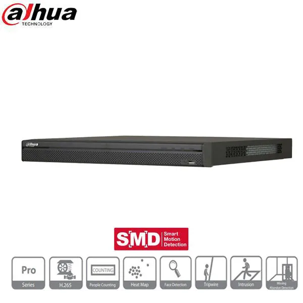 Dahua / 16 Channel / 12MP / NVR / 2 SATA / 10TB HDD / DH-N52B3P10