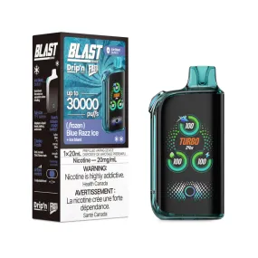 Drip'n by Envi x Fasta Blast 30K - Frozen Blue Razz Ice