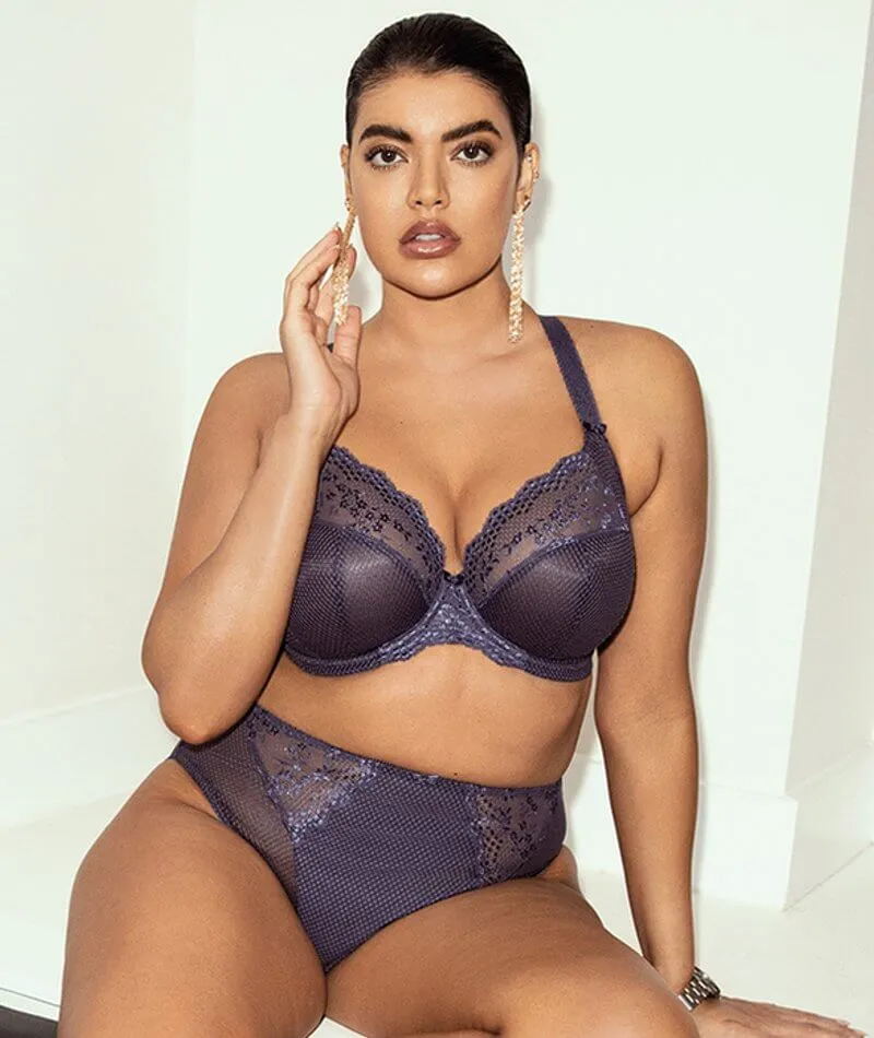 Elomi Charley High Leg Brief - Storm