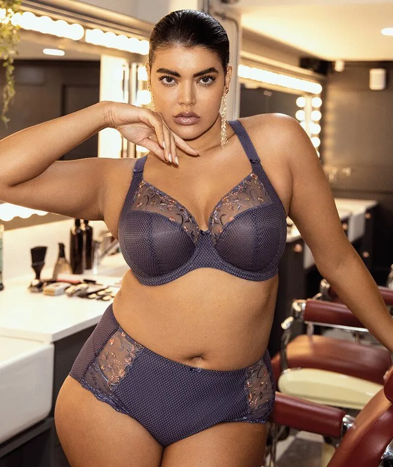 Elomi Charley High Leg Brief - Storm