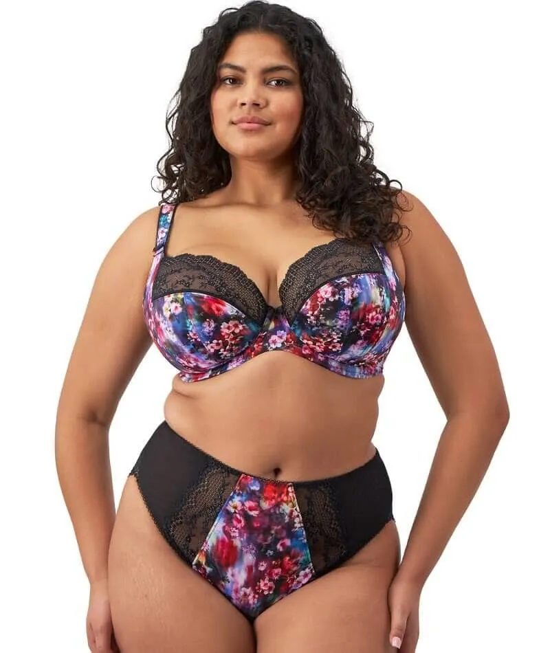Elomi Lucie High Leg Brief - Cherry Blossom