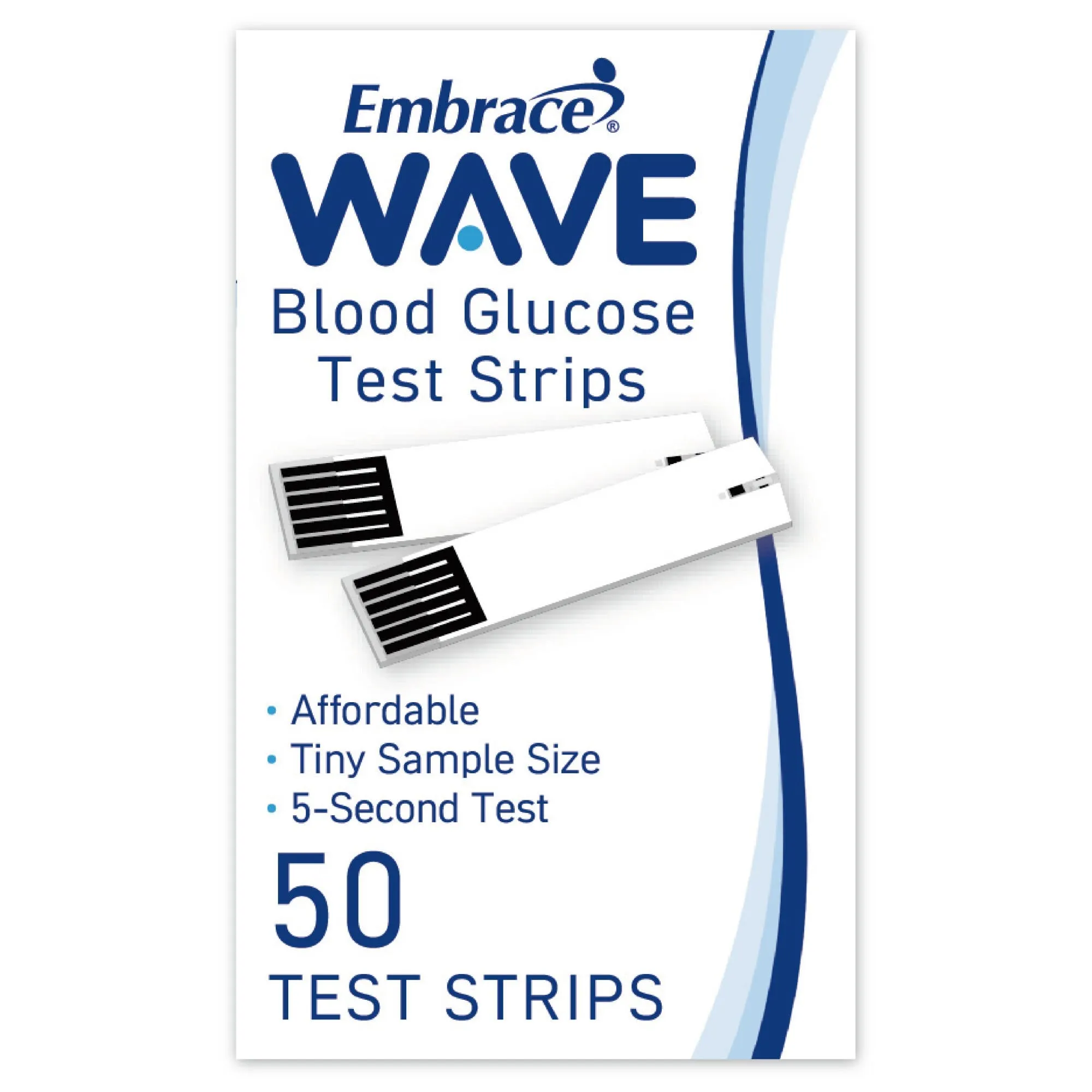 Embrace WAVE Blood Glucose Test Strips