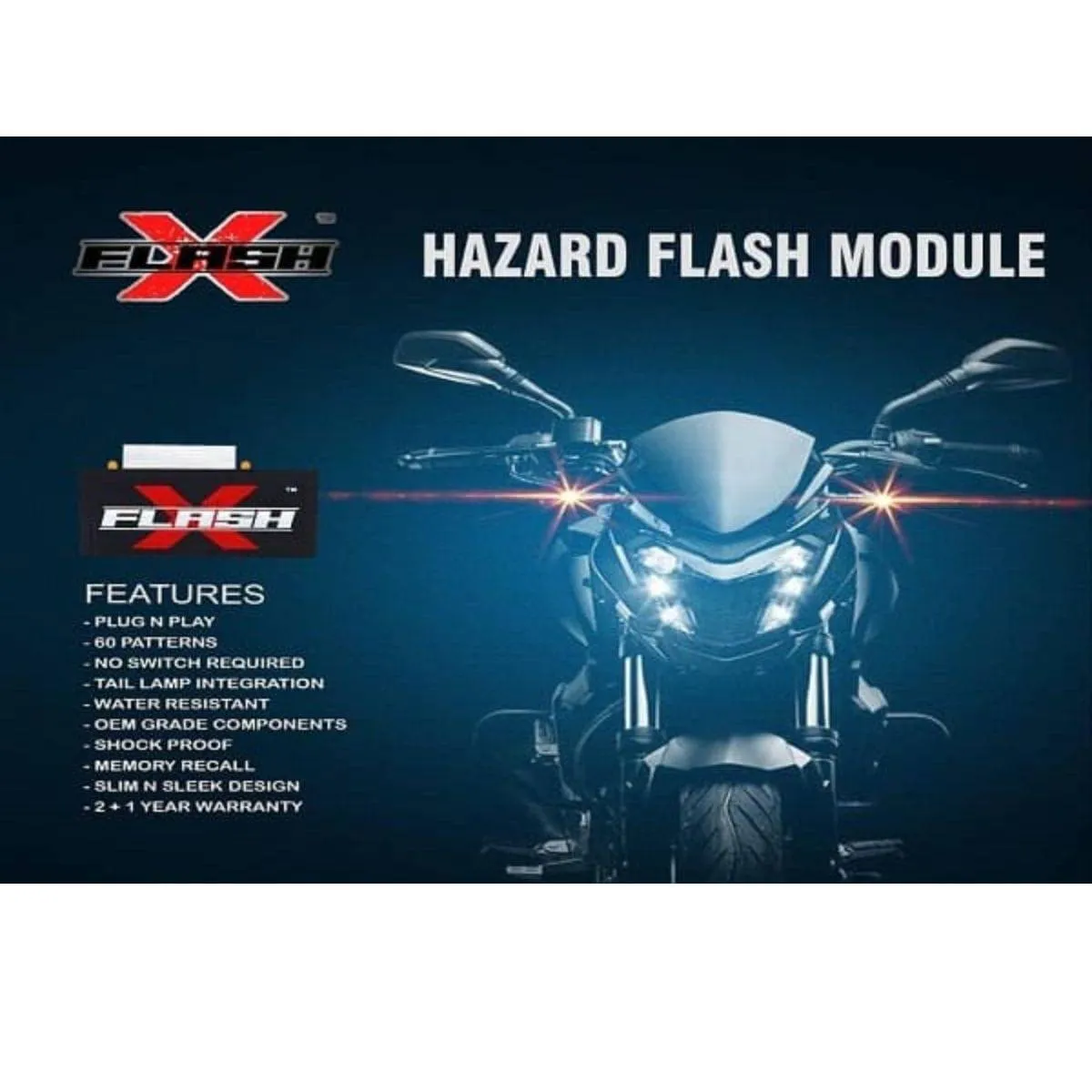 FlashX Hazard Flash Module for Husqvarna