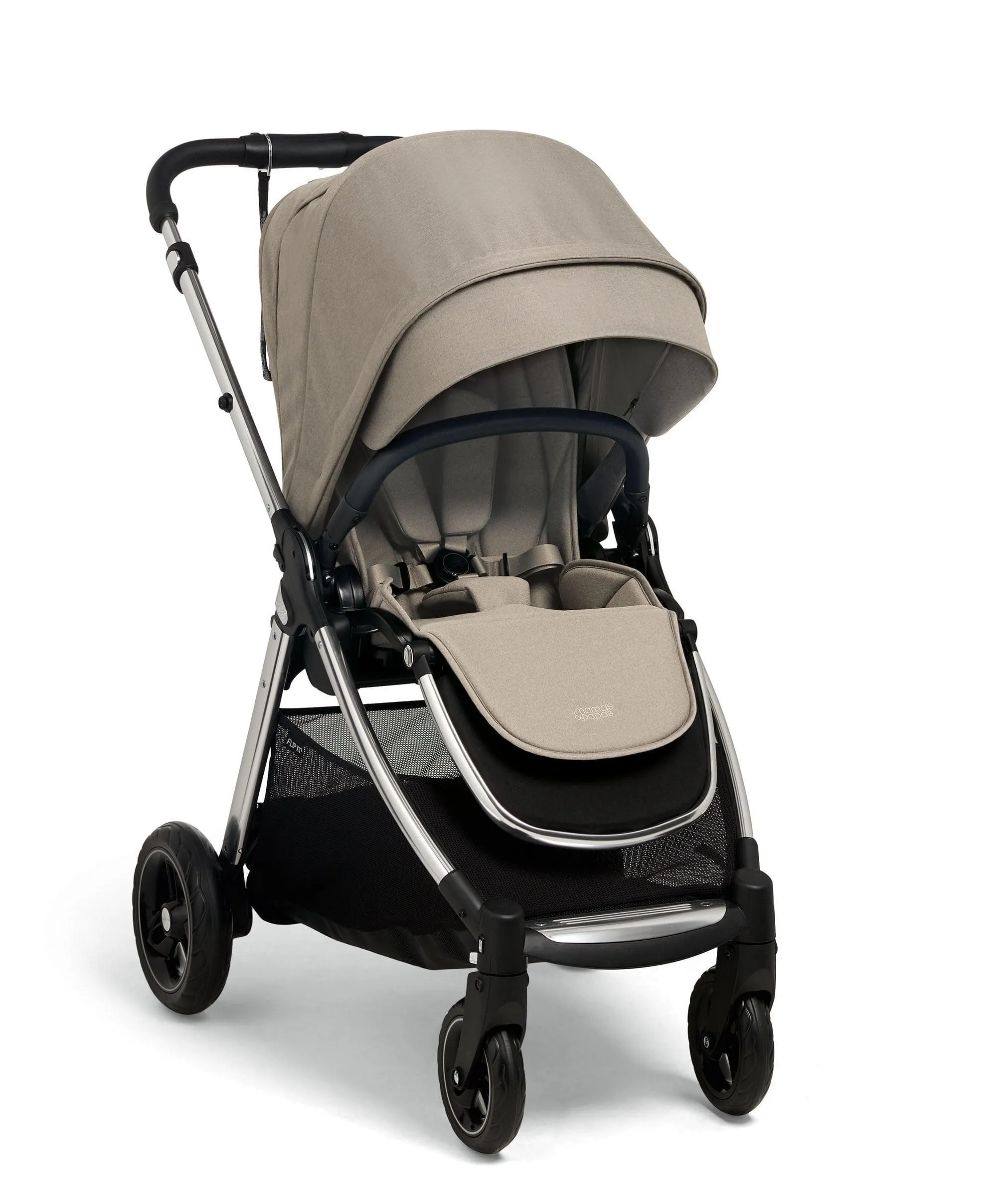 Flip XT³ Pushchair Bundle with Cybex Cloud T i-Size Baby Car Seat (8 Pieces) - Fawn