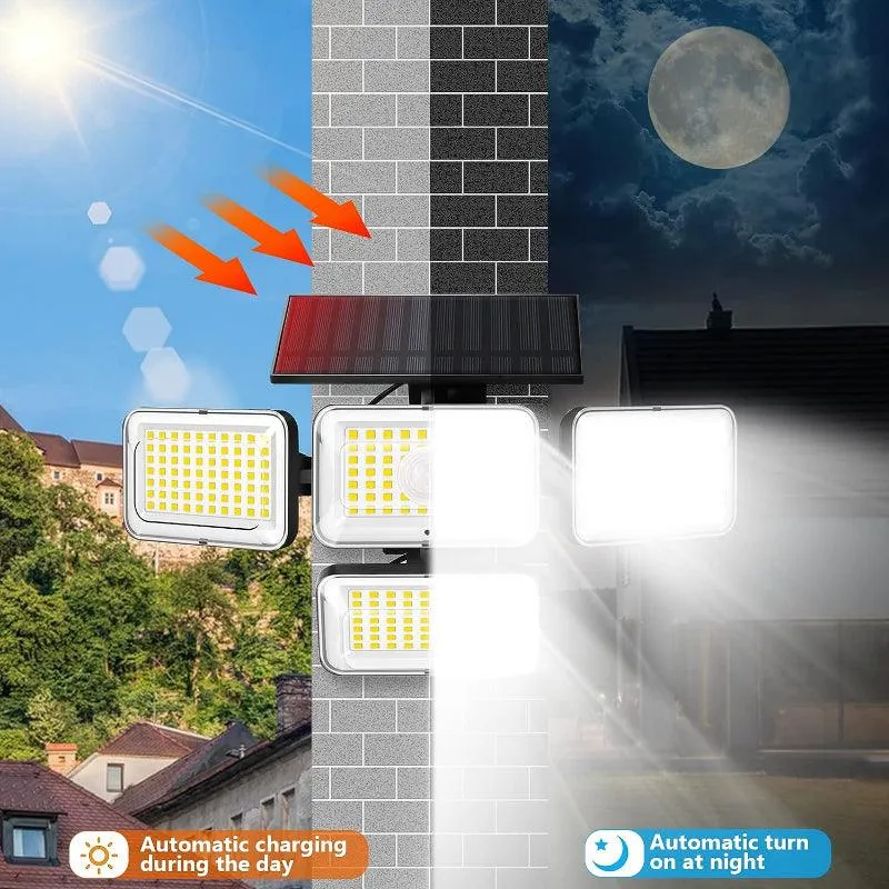 Flood Wall Lights Outside – Solar Powered Outdoor Yard Lighting