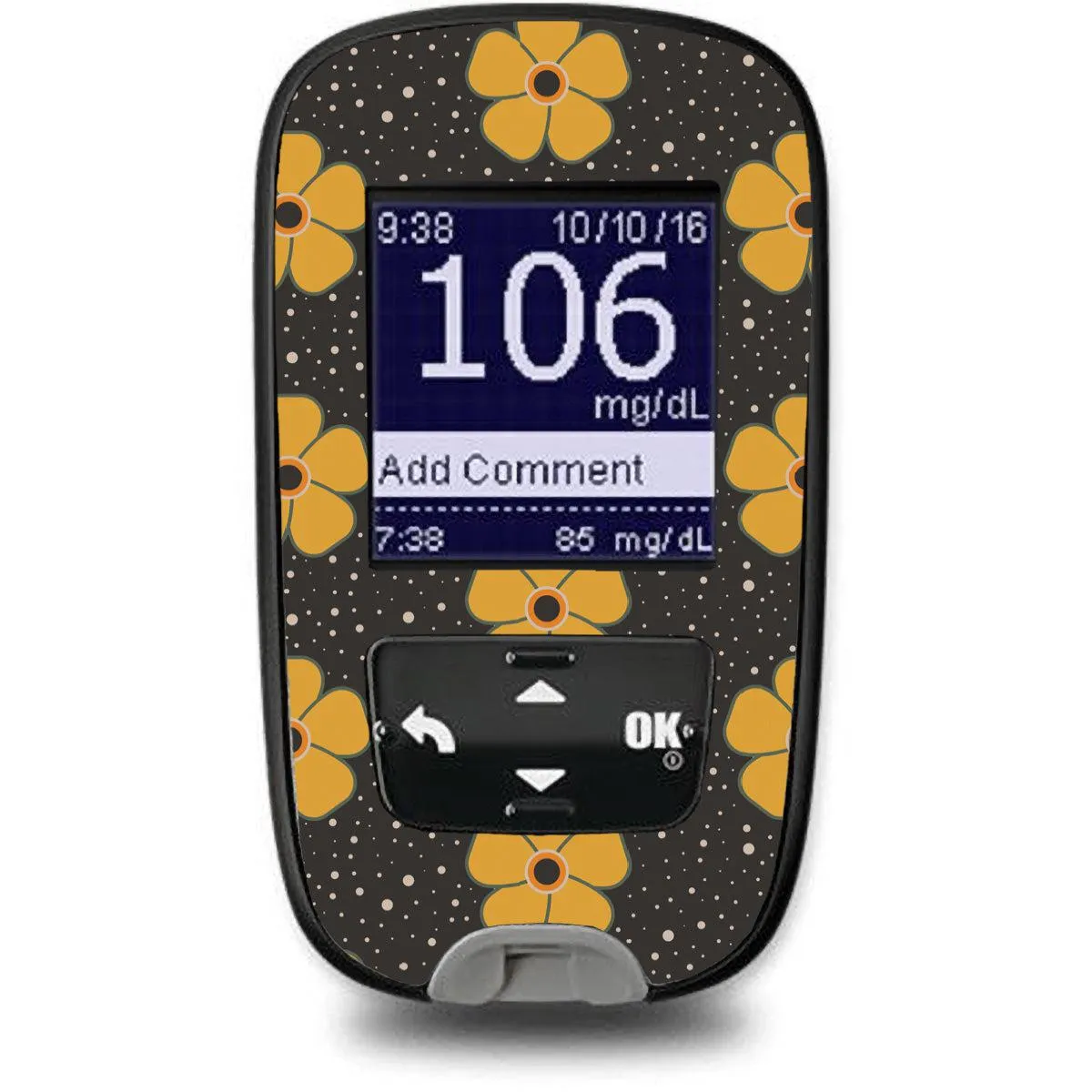 Flower Power Sticker for the Accu-Chek Guide Glucometer