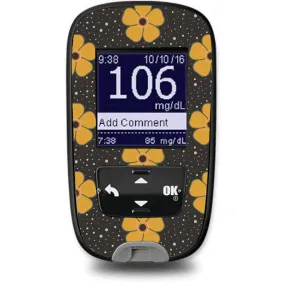 Flower Power Sticker for the Accu-Chek Guide Glucometer