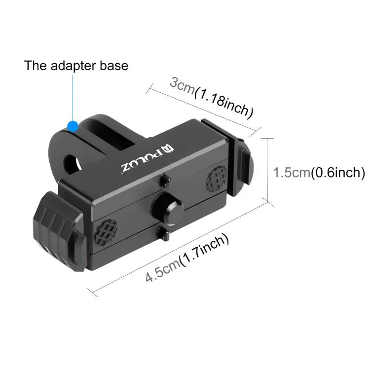 For GoPro HERO13 Black  PULUZ Magnetic Quick Release Base Mount