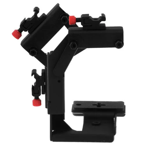 Fotodiox Compact Digital Video (DV) Rotating Light / Flash-Flip Camera Bracket - For Nikon, Canon, Pentax, Olympus, Sony, Fujifilm, Leica, Minolta, Panasonic