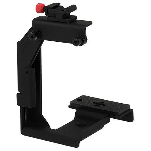 Fotodiox Compact Digital Video (DV) Rotating Light / Flash-Flip Camera Bracket - For Nikon, Canon, Pentax, Olympus, Sony, Fujifilm, Leica, Minolta, Panasonic
