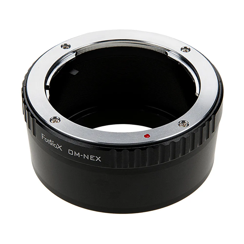 Fotodiox Lens Mount Adapter - Olympus Zuiko (OM) 35mm SLR Lens to Sony Alpha E-Mount Mirrorless Camera Body
